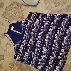 Express Barcelona Palm Tree Cami Tank